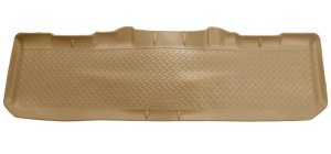 Ford F-450 Super Duty Crew Cab Floor Mats - Rear - Husky Liners - Classic Style - Tan - `99-`07